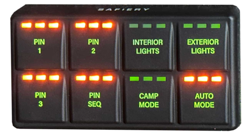 STAR-switch - SP8 button CAN Rubber IP67